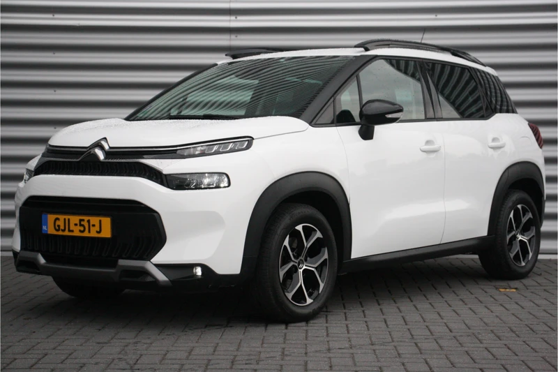 Citroën C3 Aircross 1.2 PURETECH 130PK SHINE AUTOMAAT / NAVI / LEDER / CLIMA / LED / 16" LMV / PDC / BLUETOOTH / CRUISECONTROL / 1E EIGENAAR / NIEUW