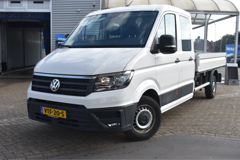 Volkswagen Crafter 2.0 TDI 140PK L4 DC Highline Pick Up 7PERSOONS | NAVIGATIE | AIRCO | CRUISE CONTROL