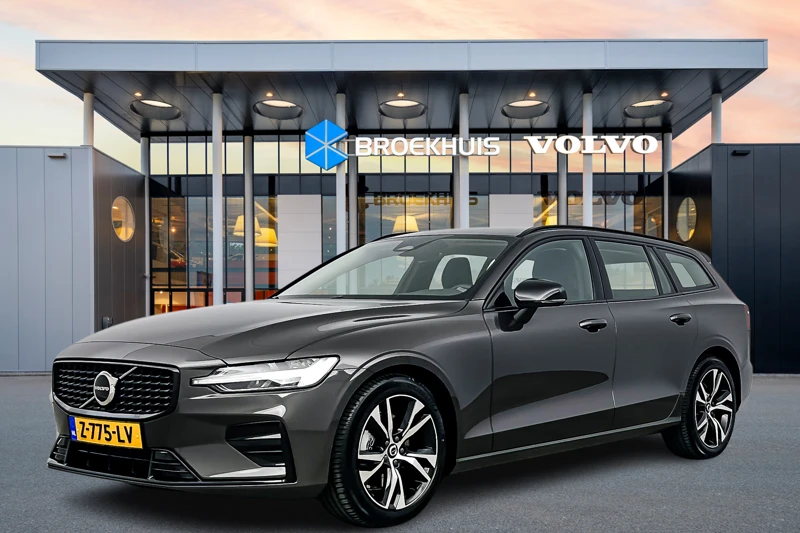 Volvo V60 B4 Plus Dark | Trekhaak | Elektrische stoelen | Adaptieve cruise | BLIS | Stoel- stuur- achterbankverwarming