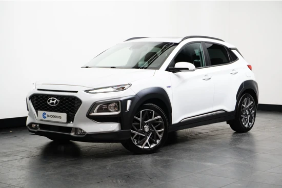 Hyundai KONA 1.6GDI HEV PREMIUM SKY | VOL! | SCHUIFDAK | LEDER | STOELVERWARMING + KOELING | BLIND SPOT | HEAD UP |