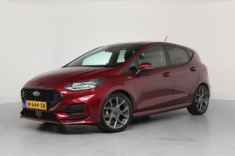 Ford Fiesta 1.0 EcoBoost Hybrid ST-Line 125PK | Dealer Onderhouden! | LED | Winter Pack | Navi By App | Cruise | Keyless | Parkeersensoren |