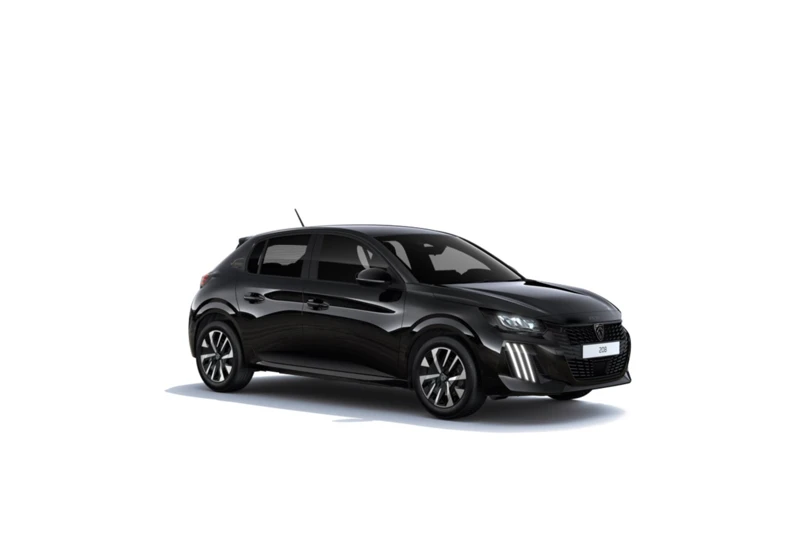 Peugeot 208 Style | Dashboard en deurpanelen in kunststof met carboneffect | Ecoled koplampen | Elektrisch verstelbare en verwarmbare buitenspiegels