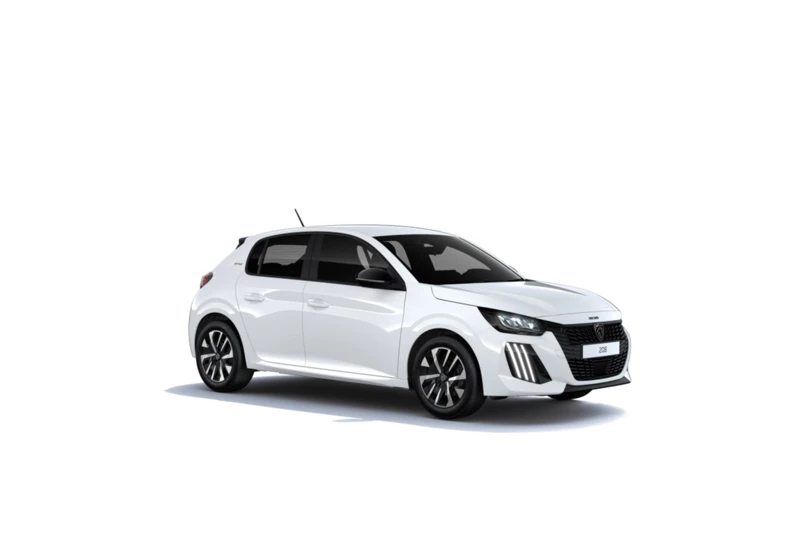 Peugeot 208 Style | Dashboard en deurpanelen in kunststof met carboneffect | Ecoled koplampen | Elektrisch verstelbare en verwarmbare buitenspiegels