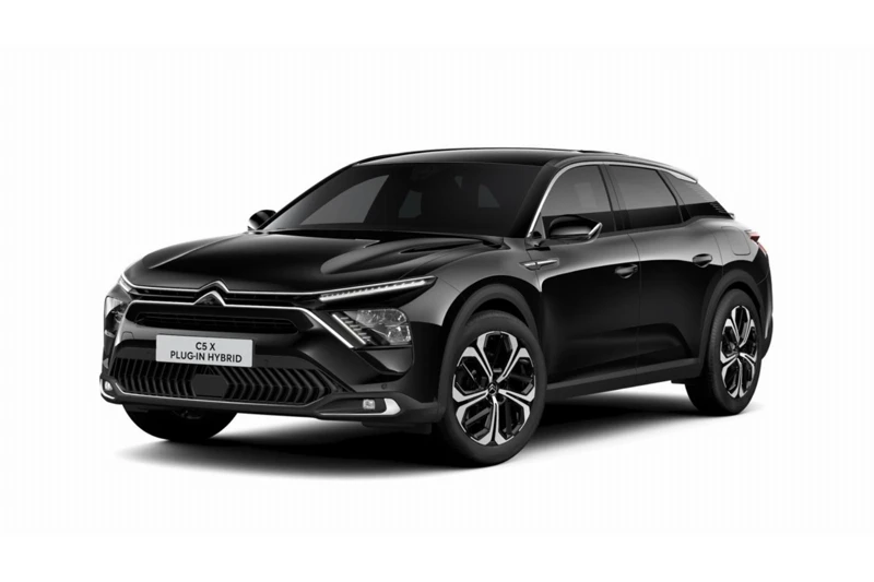 Citroën C5 X Max | 19" lichtmetalen velgen 'Onyx black' met Onyx black aero inserts | Achteruitrijcamera met Top Rear Vision (180° weergave van ruimte achter de auto) | Ambiance Hype Adamantium
