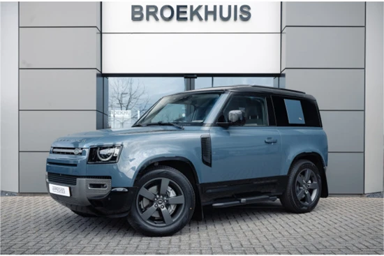 Land Rover Defender 90 Defender P400 90 X-Dynamic SE GRIJS KENTEKEN | Luchtvering | Jumpseat | Afn trekhaak | Head-Up | Stoelkoeling/verwarming | 360gr Camera