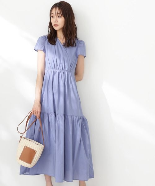 カシュクールワンピースのおすすめ人気16品。リネン風/きれいめ