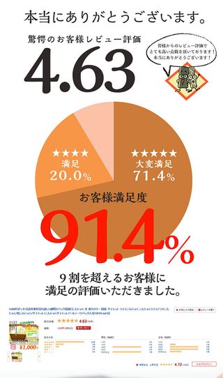 ライスこんにゃく(粒こんにゃく・4パック入)のサムネイル画像 24枚目