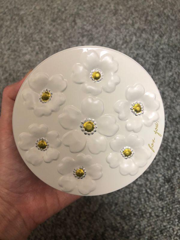 お花のぼうろ『コスモス&マーガレット2缶セット』~専用クリアケース付き