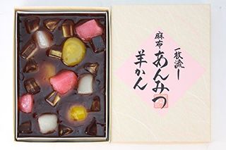 一枚流し麻布あんみつ羊かん・麻生昇月堂のサムネイル画像 1枚目