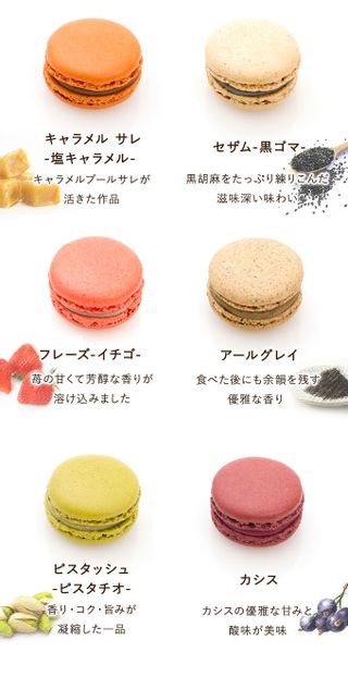 サダハルアオキパリ マカロン 10個入りのサムネイル画像 3枚目