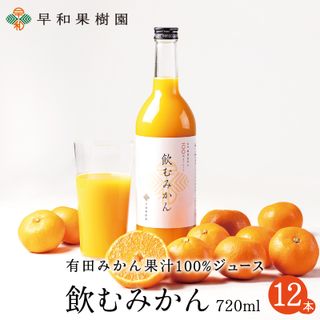 早和果樹園　飲むみかん　720mlの画像 1枚目