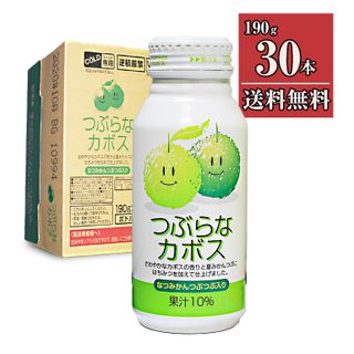 つぶらなカボス 190g×30本 JAフーズおおいた【送料無料】【JAフーズおおいた】の画像 1枚目