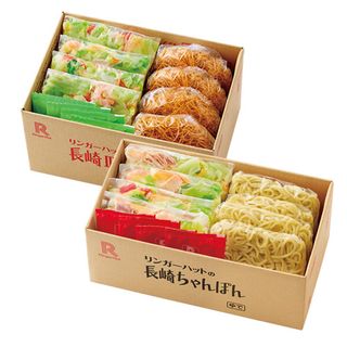 【送料無料】【具付き】【冷凍】 リンガーハット 長崎ちゃんぽん4食・皿うどん4食セットのサムネイル画像 2枚目