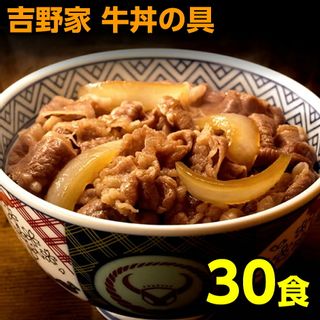 吉野家 冷凍 牛丼 120g 30食  送料無料の画像 1枚目