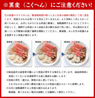 【楽天市場】48時間限定★ポイント5倍確定!\3箱で1箱タダ!?/6,990円OFFクーポンで総重量3kg送料無料13,980円!楽天ランキング4年連続1位!【刺身OK】カット生ずわい蟹【A】一番人気700g/総重量1kg【B】棒ポーション400g/総重量500g【C】特大爪/爪下/肩肉800g/総重量1.1kg かに カニ:越前かに職人甲羅組(DENSHOKU)のサムネイル画像 14枚目