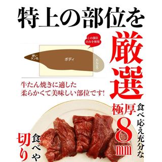 十文字屋　こだわりの仙台仕様 熟成厚切り牛たん500gのサムネイル画像 7枚目