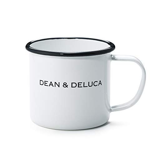 DEAN & DELUCA ホーローマグカップ ホワイト 240cc の画像