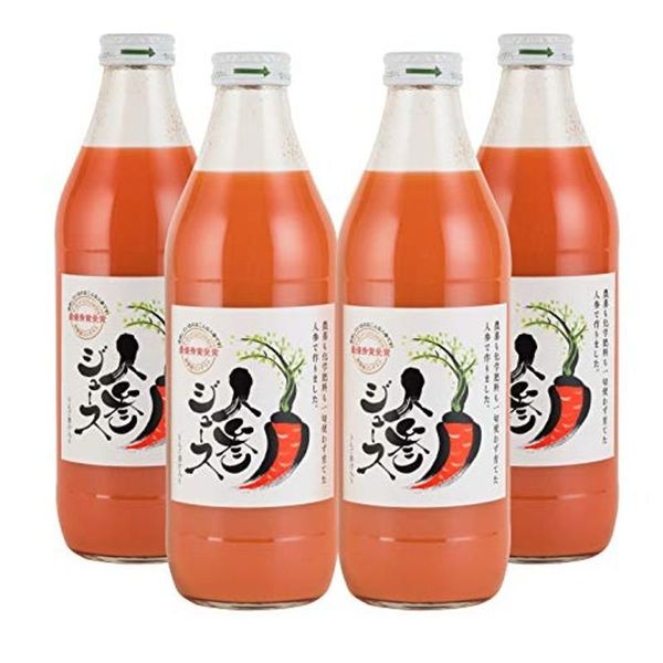 ニンジンジュース  1000ml×4本の画像