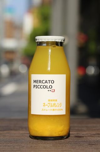 愛媛県産ネーブルオレンジジュース メルカートピッコロのサムネイル画像 1枚目