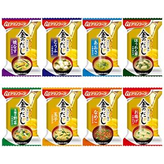 金のだし　おみそ汁　バラエティー50食 アマノフーズ（アサヒグループ食品株式会社）のサムネイル画像 1枚目