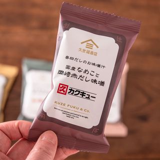 毎日だしのお味噌汁 国産なめこと岡崎赤だし味噌 (5食入り)の画像 2枚目