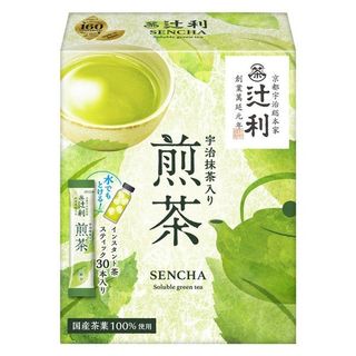 宇治抹茶入り煎茶 スティック 1箱（30本入） 辻利のサムネイル画像 1枚目