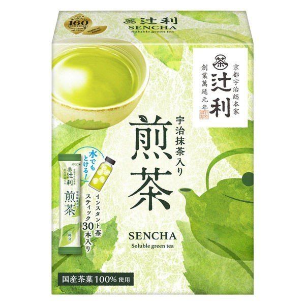 宇治抹茶入り煎茶 スティック 1箱（30本入） 辻利のサムネイル画像 1枚目