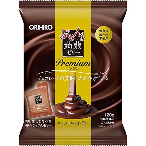 ぷるんと蒟蒻ゼリープレミアム チョコ　24袋セットの画像