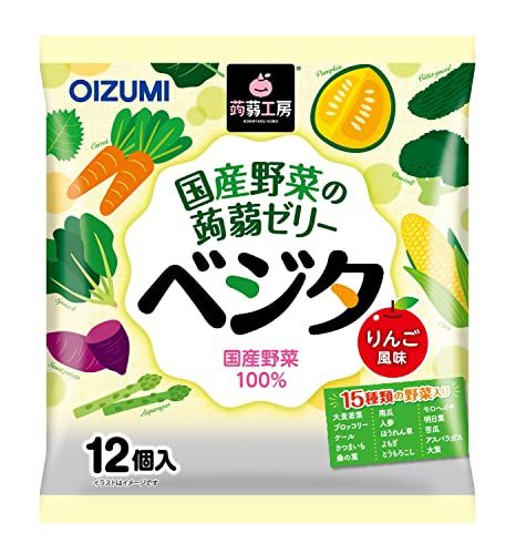 国産野菜の蒟蒻ゼリーベジタ 6袋セットの画像