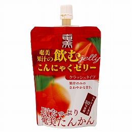 奄美果汁の飲むこんにゃくゼリー　奄美たんかん　2個セット 株式会社 創健社のサムネイル画像 1枚目