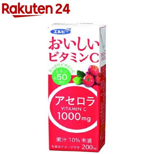 おいしいビタミンC アセロラ　200ml ×24本 エルビーのサムネイル画像 1枚目