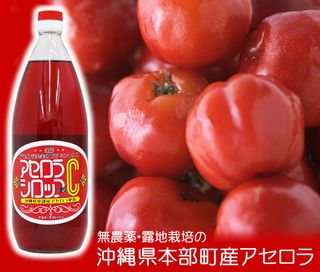 アセロラシロップC 1000ml×12 アセローラフレッシュのサムネイル画像 2枚目