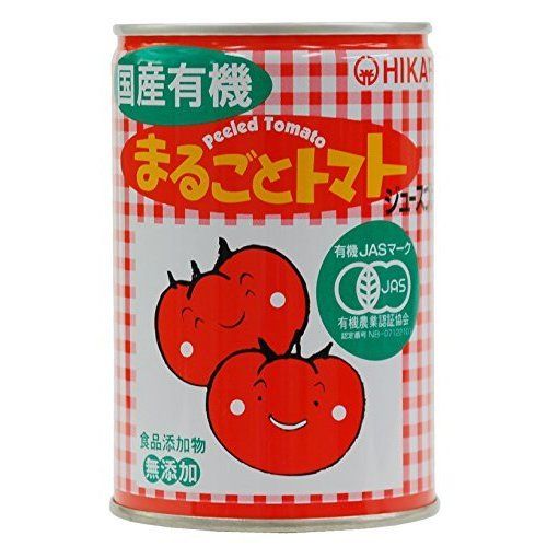 光食品国産有機まるごとトマト缶の画像