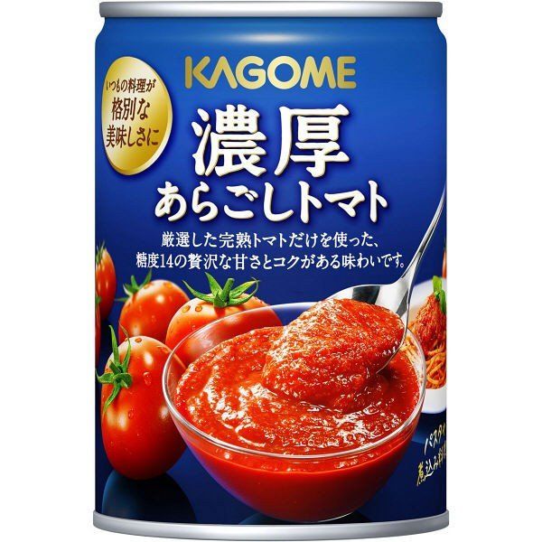 カゴメ 濃厚あらごしトマト缶の画像