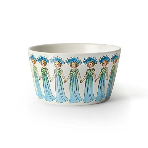 DESIGN HOUSEstockholm　Elsa Beskow（エルサべスコフ）ボウル　Cornflower（ヤグルマギク）の画像