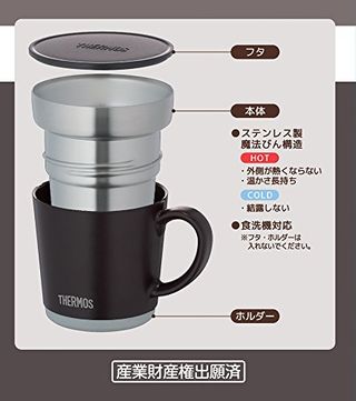 保温マグカップ/JDC-351 THERMOS(サーモス)のサムネイル画像 2枚目