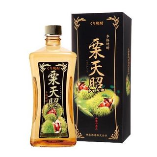 栗天照ボトル 25% 720ml 化粧箱入り 神楽酒造のサムネイル画像 1枚目