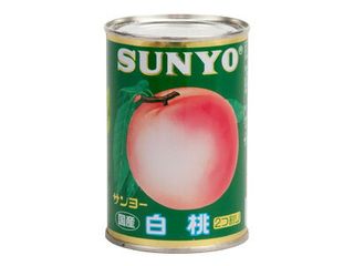 白桃 国産2つ割り 4号缶 425g×12個入 サンヨー缶詰株式会社のサムネイル画像 1枚目