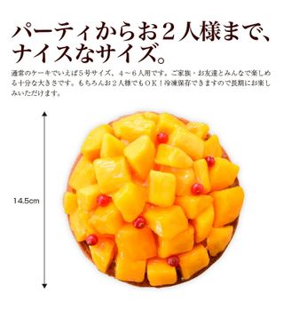 山盛りマンゴータルト 創作菓子工房 サンクドノアのサムネイル画像 4枚目