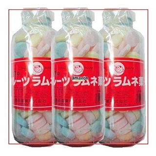 フルーツ大瓶　ラムネ菓子　3本セット 島田製菓のサムネイル画像 1枚目