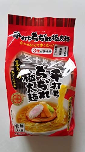 喜多方ラーメン 平打ち ちぢれ極太麺 乾麺3人前 あっさり醤油味 五十嵐製麺所のサムネイル画像 1枚目