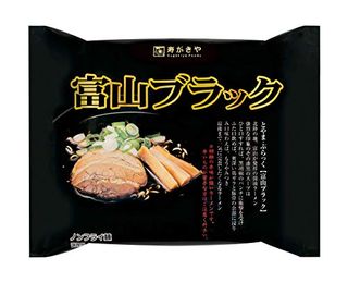 即席富山ブラックラーメン袋(12袋1ケース) 寿がきや食品のサムネイル画像