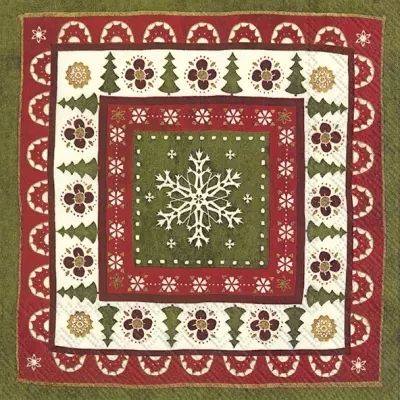 CHRISTMAS PATTERN creamの画像