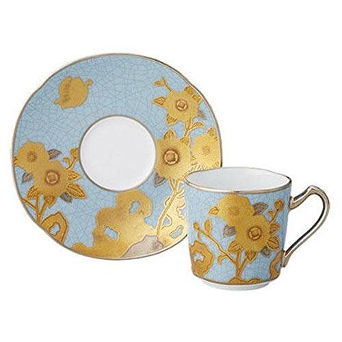 Noritake　デミタス カップ & ソーサー　85cc　淡青絵薔薇文  Noritake（ノリタケ）のサムネイル画像 2枚目