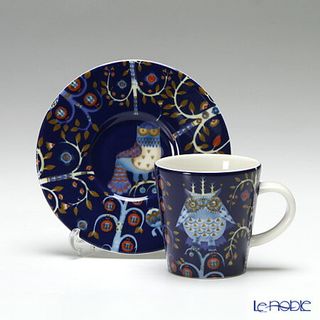 イッタラ　タイカ　ブラック　エスプレッソカップ＆ソーサー　100ml iittala (イッタラ) のサムネイル画像 2枚目