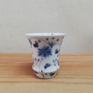 SAKE GLASS 蛍唐草(反)の画像 1枚目