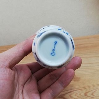 SAKE GLASS 蛍唐草(反)の画像 3枚目