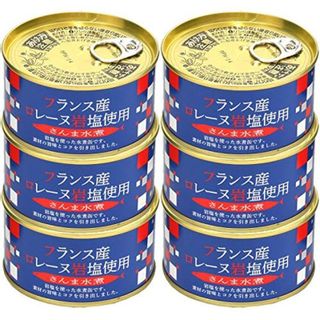 ロレーヌ岩塩使用 さんま水煮缶詰 170g ×6個 岩手缶詰のサムネイル画像 1枚目