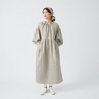 3WAY割烹着リラックスローブの画像 1枚目