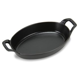 オーバル スタッカブル ディッシュ ブラック 24cm  staub（ストウブ）のサムネイル画像 1枚目